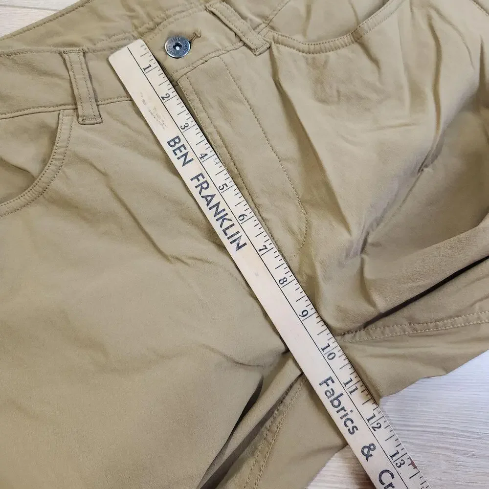 The North Face Sprag Pants Mens 32x30 Beige Nylon Stretch Hiking Outdoor Khakis